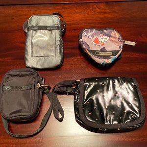Multiple LeSportsac mini purses